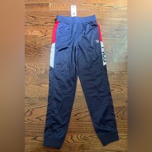 Fila boys track pants size L navy NWT
